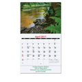 Stapled Waterways Monthly Wall Calendar